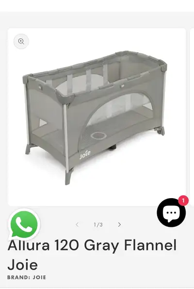 Travel portable playpen cot Joie Allura 120 lightweight, View more