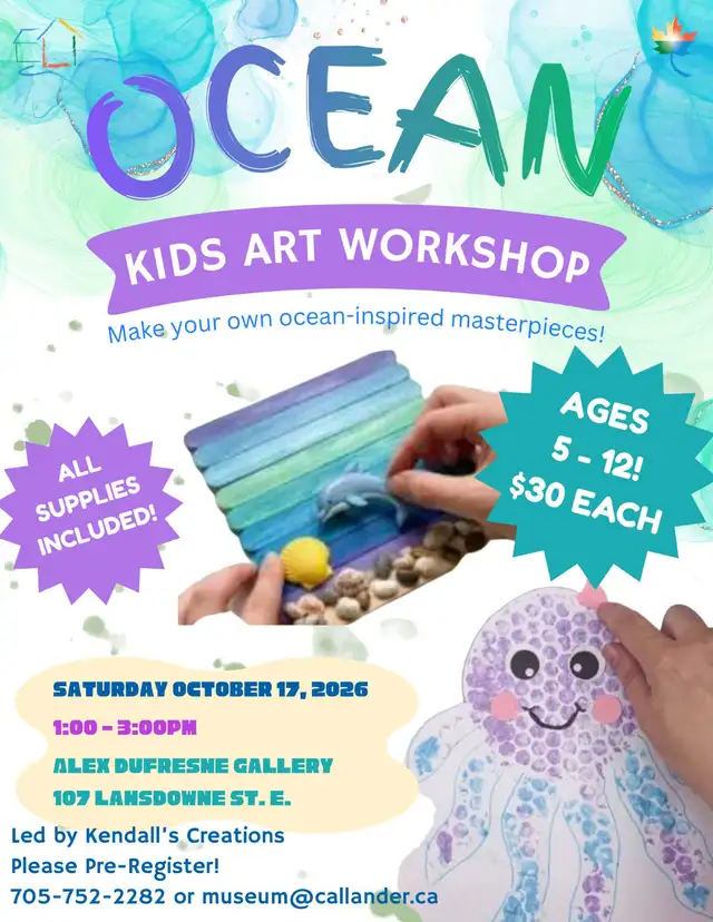 Ocean-Themed Kids Craft Workshop
