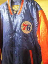Philadelphia 76ers Basketball Team Jacket  Coat New