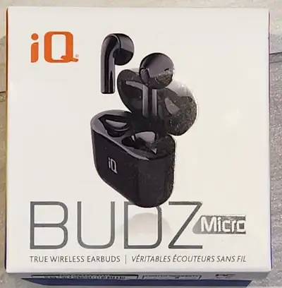 IQ Budz Micro True Wireless Earbuds & Charging Case (New), View more