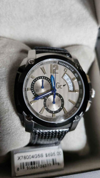 Brand new Swiss made Gc quartz caliber Gc man's watch.