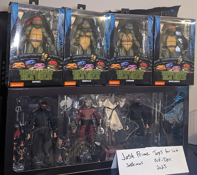 Neca Ninja Turtles SDCC 2019 & 2023 sets and more in Toys & Games in Hamilton