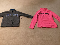 YOUTH OLD NAVY 1/4 ZIP JACKETS