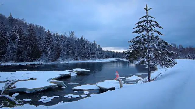 SNOW MIBILE, ICEFISH, COTTAGES in Ontario in Canada - Image 18