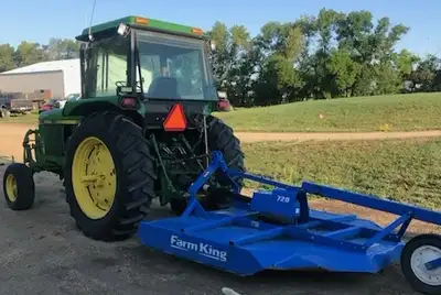 FARM KING 10' ROTARY MOWER – EXCELLENT CONDITION, View more