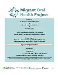 Recruiting Refugees or Asylum seekers for a PAID research study!