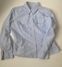 Tommy Hilfiger 100% Cotton Light Blue Shirt, Women's L