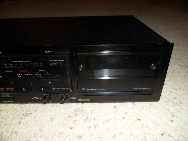 KENWOOD KX-69W Double Stereo Cassette Deck player TESTED WORKING in General Electronics in Markham / York Region - Image 4