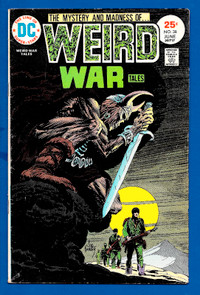Weird War Tales #38 (1975) Born To Die" NICE Mid Grade