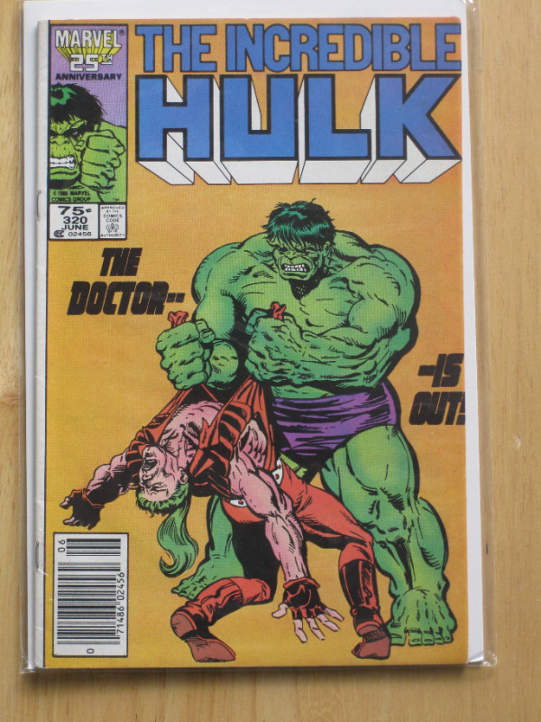 MARVEL COMICS Books INCREDIBLE HULK 25th anniversary # 318 319.. dans Bandes dessinées  à Ville de Montréal - Image 4