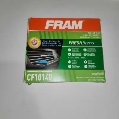 Breathe easier with this FRAM Fresh Breeze Cabin Air Filter. This filter is the only cabin air filte...