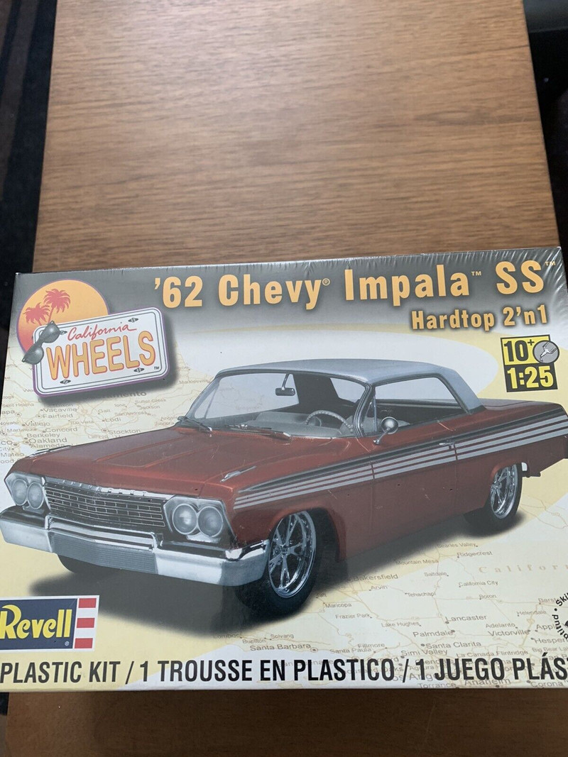 1962 CHEVY IMPALA MODEL NEW IN WRAPPED BOX for sale  