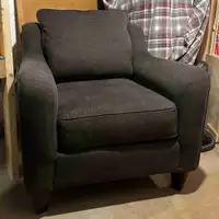 2 Grey  LA-Z-BOY stationary chairs