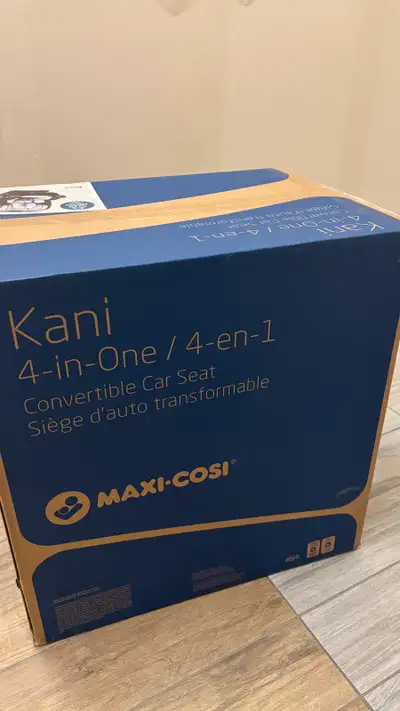brand new in box never opened 4 in 1 car seat. suitable for new born to grown toddler. in store for...