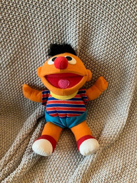 Vintage 90's Sesame Street Tickle Me Ernie doll