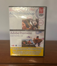 *SEALED* Adobe Photoshop Elements 10 Bundle DVD 