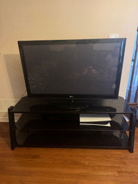 Tempered Glass TV Stand