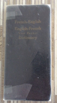 Vintage dictionnaire de poche  Anglais/ Français/ Anglais