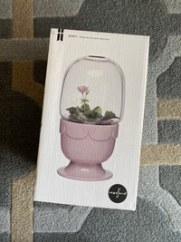 NEW! Pretty design Pink Indoor Plant Pot Flower Home deco gift