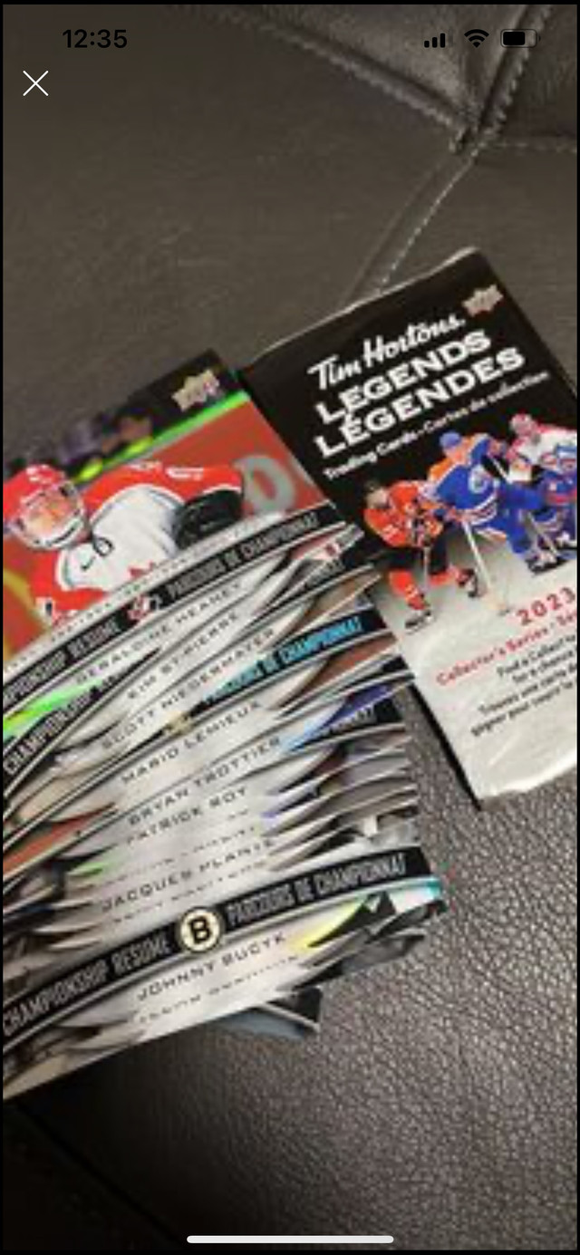 Tim Hortons 2023 NHL trading cards champ resume set Legends in Arts & Collectibles in City of Toronto