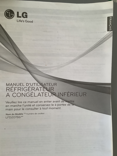 LG 30” refrigerator parts to give away., View more