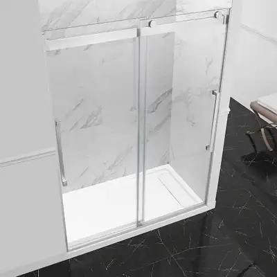 New never used and still in box OVE Montebello 60 Glass shower sliding doors. *This does not come wi...