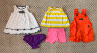 3-6 & 6 Month Summer Outfits