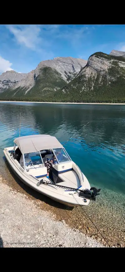 Big 19.5 Ft Bayliner Fish & Ski boat Reliable 3.0 merc with alpha 1 leg 3 batteries, Remote control...