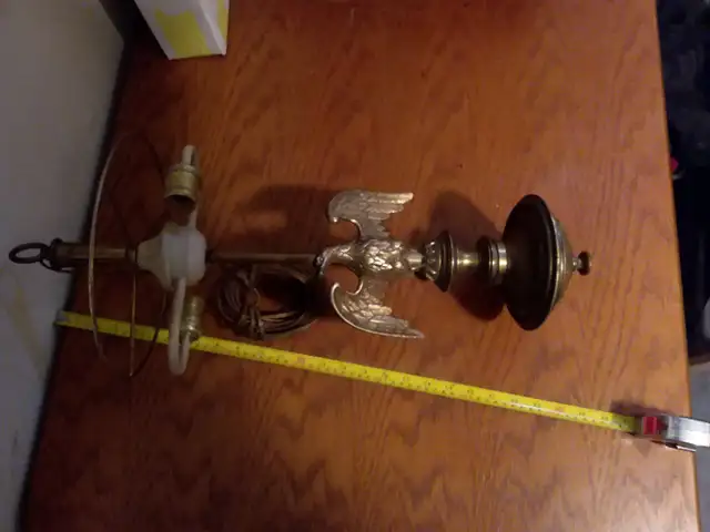 Vintage EGLE light chandelier fixture antique 1930s in Indoor Lighting & Fans in Kitchener / Waterloo - Image 8