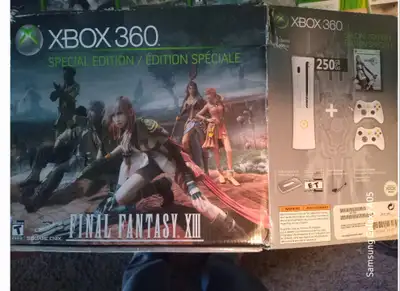 Xbox 360 special edition final fantasy XIII video console +games, View more