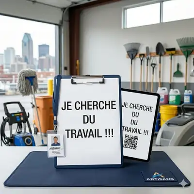 je cherche du travail Dispo Immediat, View more