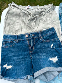 Girls size 15/16 Abercrombie jean shorts
