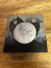 Batman vs Superman $20 Fine Silver Coin