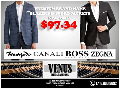PREMIUM BRAND NAME BLAZERS & SPORT JACKETS FOR MEN, View more