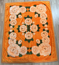 Couverture Floral double 2 plis Fabriqué en Italie: Payé $240.00