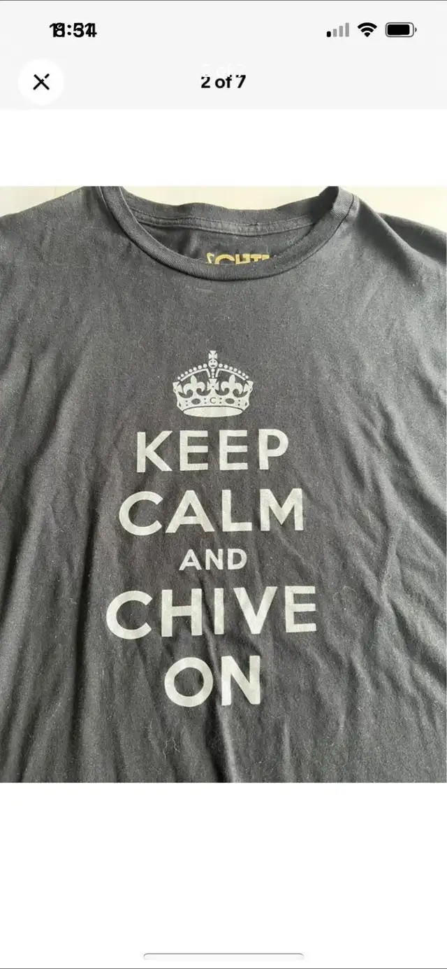Chive Tees tshirt Mens size Large KCCO shirt in Men's in Kingston - Image 3