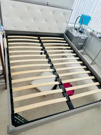 Queen bed frame, View more