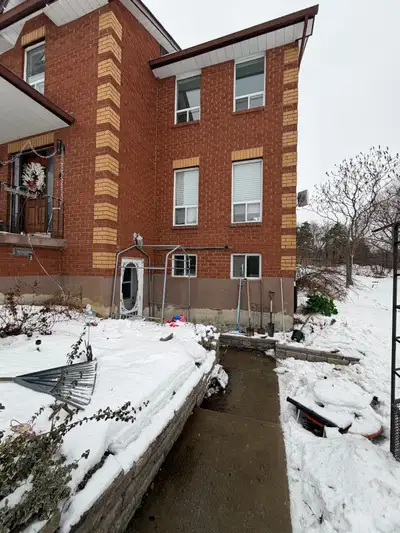 Bright, walk out basement apartment with separate entrance for rent in the Caledon East. A couple mi...