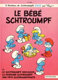 12e SERIE LE BÉBÉ SCHTROUMPFS  1984 COMME NEUF TAXE INCLUSE