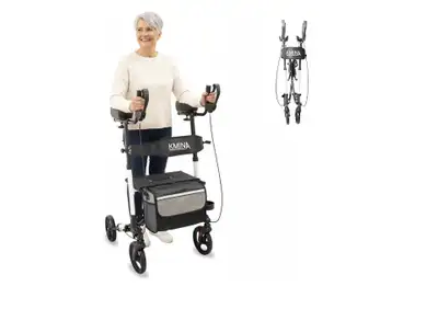 New Upright Rollator Walker with Seat – KMINA, View more