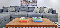 Modular 5 Piece Grey Vallentuna Ikea Sectional Couch/ Sofa