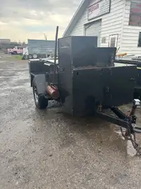  Driveway, sealant, trailer, and hotbox 