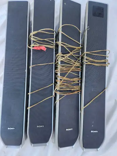 These are used Sony speakers, designed to deliver clear and balanced audio for your home entertainme...
