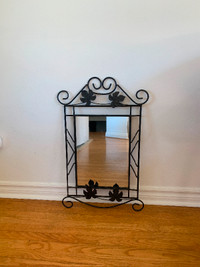 Decorative Wrought Iron Mirror