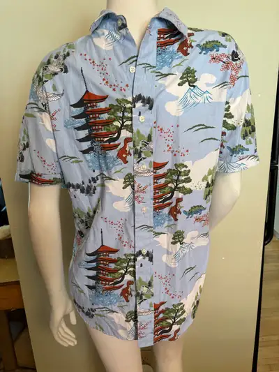  Firefly Hawaiian Dinosaur Leaf Shirt XS, View more