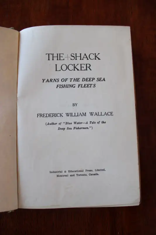 The Shack Locker, Yarns Of The Deep Sea Fishing Fleets - 1916 in Fiction in London - Image 6