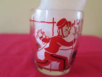 Vintage (?) juice glasses, View more