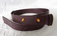 WANT Les Essentiels unisex maroon leather belt - NEW.