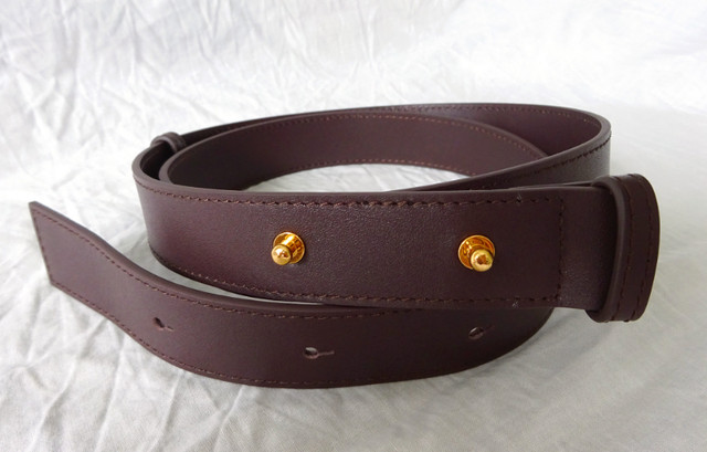 WANT Les Essentiels unisex maroon leather belt - NEW. in Men's in Markham / York Region