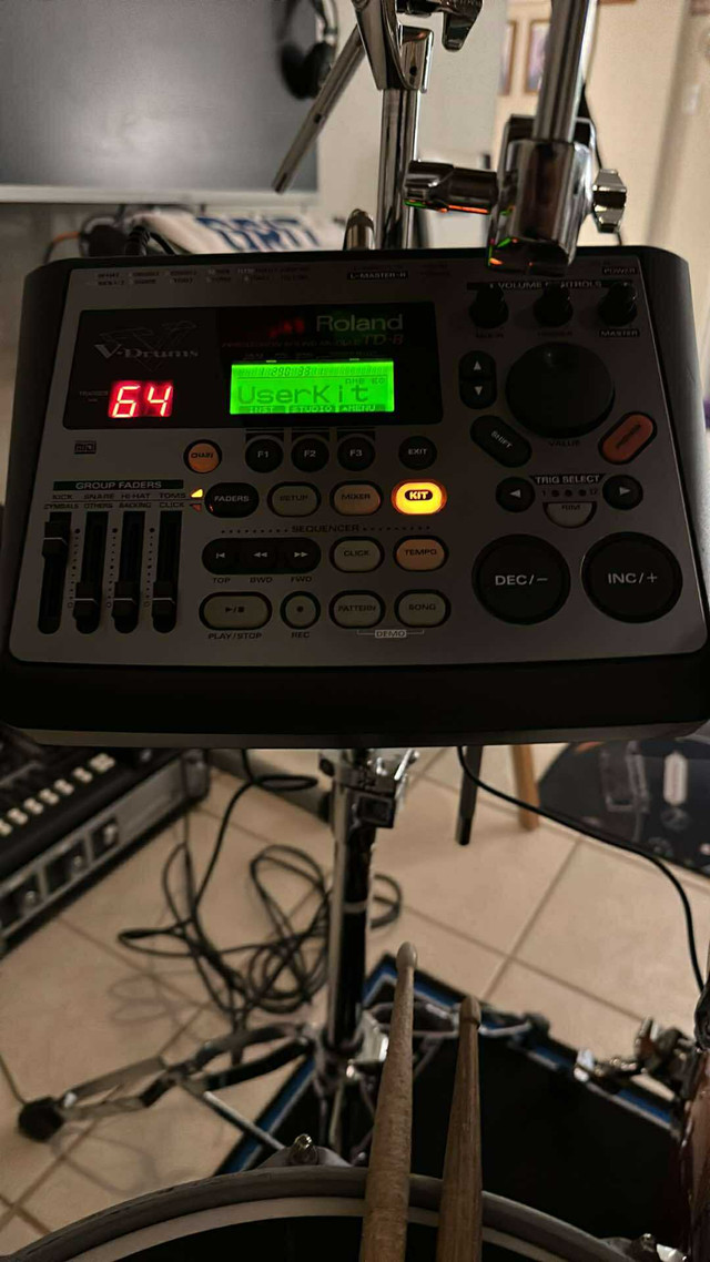 Roland TD-8 Drum Sound Module in Drums & Percussion in City of Toronto - Image 3